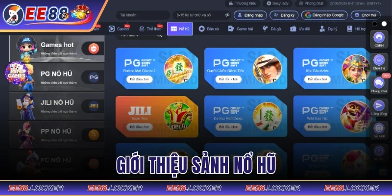 Giới thiệu sảnh nổ hũ