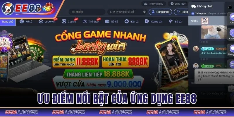 Khám phá tính năng nổi bật của ứng dụng EE88